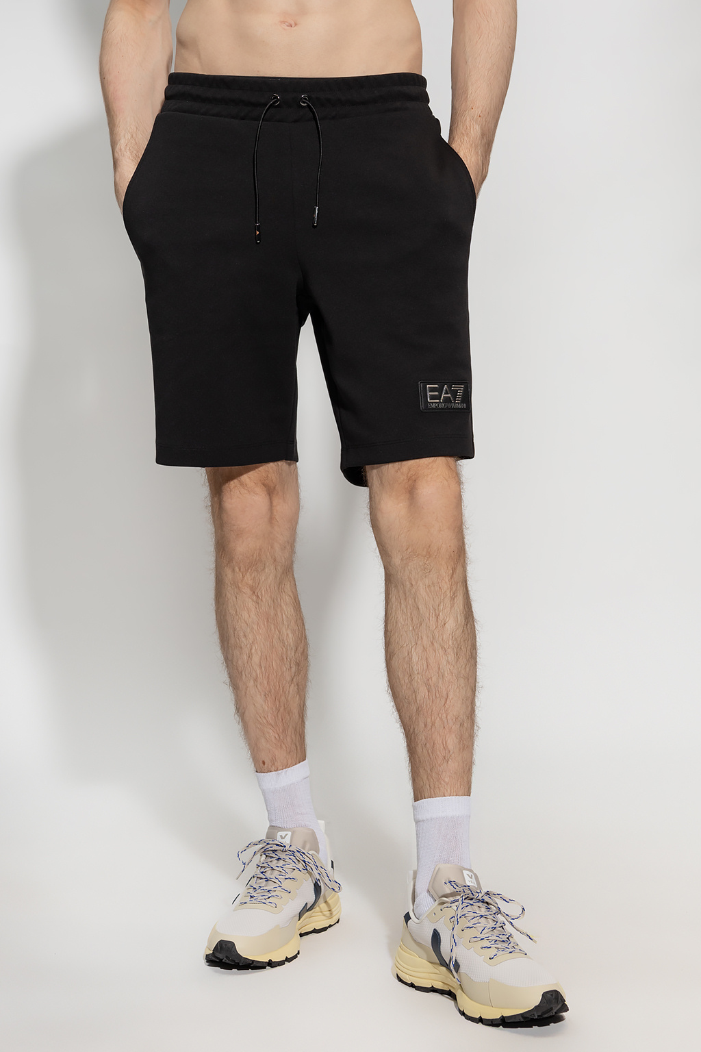 Black ea7 clearance shorts